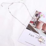 Náhrdelník s príveskom srdiečko zdobený elegantnými kryštálmi Swarovski, zlatá