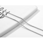 Náhrdelník s príveskom strieborný kríž, český krištáľ, čierny