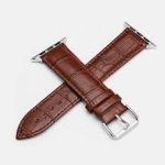 Remienok na Apple Watch, kožený, 42-44 mm, hnedý