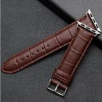 Remienok na Apple Watch, kožený, 42-44 mm, hnedý