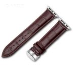 Remienok na Apple Watch, kožený, 38-40 mm, hnedý