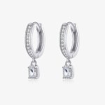 Strieborné náušnice s pozlátkami