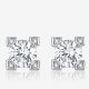 Strieborné náušnice s lupienkami kvetov