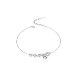 Strieborný nánožník s kolieskami