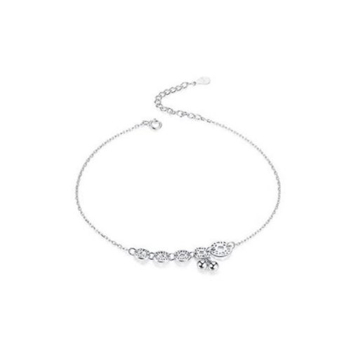 Strieborný nánožník s kolieskami