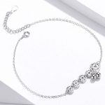 Strieborný nánožník s kolieskami