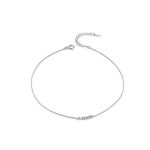 Strieborný náramok s perlami