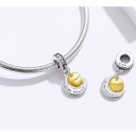 Strieborné kúzlo s Mesiacom a Slnkom