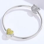 Strieborné kúzlo, srdce so stromom života