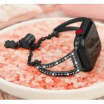 Remienok Apple Watch vyrobený z nehrdzavejúcej ocele, 42-44 mm, čierny