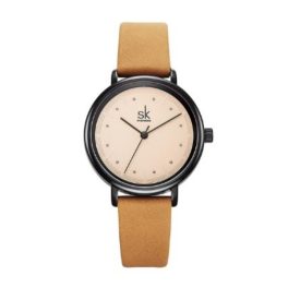 Dámske hodinky Shengke, hnedé
