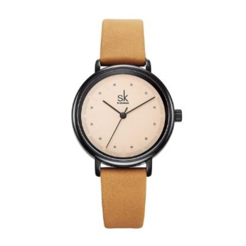 Dámske hodinky Shengke, hnedé