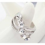 Elegantný kamienkový prsteň, Crystal, 8