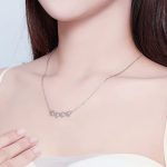 Ezüst nyaklánc tappancsokkal