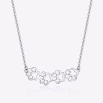 Ezüst nyaklánc tappancsokkal