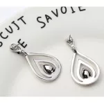 Náušnice v tvare kvapky so Swarovski kryštálom, tmavomodré