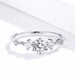 Ezüst eljegyzési gyűrű 8-as méret