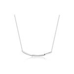 Strieborný náhrdelník s minimalistickým príveskom