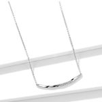 Strieborný náhrdelník s minimalistickým príveskom