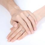 Pánsky snubný prsteň, strieborný, nastaviteľný