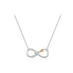 Ezüst nyaklánc ékszerüveggel