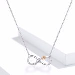 Ezüst nyaklánc ékszerüveggel