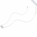 Ezüst nyaklánc ékszerüveggel