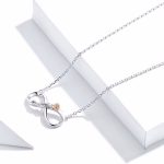 Ezüst nyaklánc ékszerüveggel