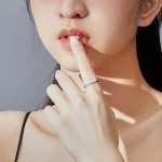 Strieborný prsteň, tvar vlny