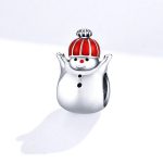 Strieborný kúzlo snehuliak