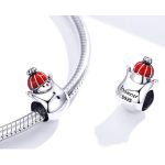 Strieborný kúzlo snehuliak