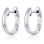 Strieborné kruhové náušnice, strieborné