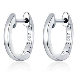 Strieborné kruhové náušnice, strieborné