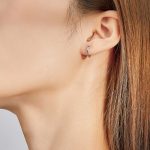 Strieborné kruhové náušnice, strieborné