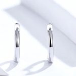 Strieborné kruhové náušnice, strieborné