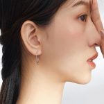 Strieborné kruhové náušnice, minimalistické