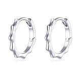 Strieborné náušnice s hviezdičkou