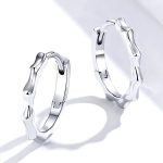 Strieborné náušnice s hviezdičkou