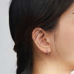 Strieborné náušnice s hviezdičkou