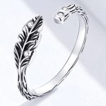 Strieborný prsteň, list