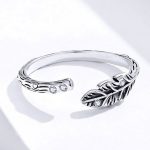 Strieborný prsteň, list