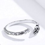 Strieborný prsteň, list