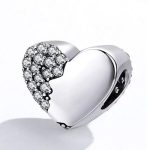 Strieborné srdiečkové kúzlo