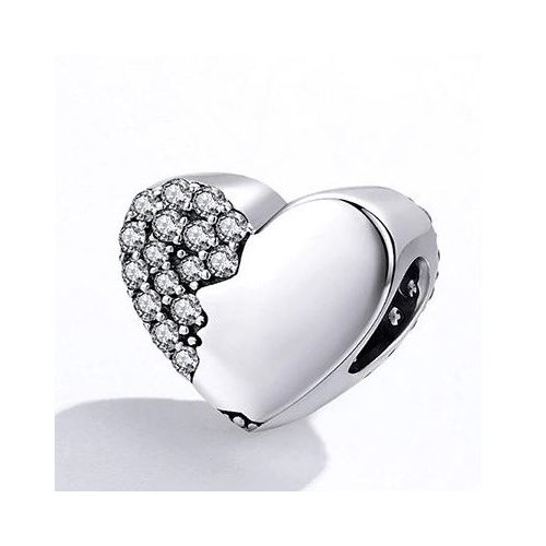 Strieborné srdiečkové kúzlo