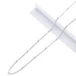 Strieborný náhrdelník s guličkami