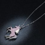 Strieborný náhrdelník s príveskom jednorožca