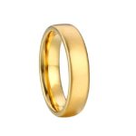 Pánsky snubný prsteň, nerez, zlatý, veľkosť 10