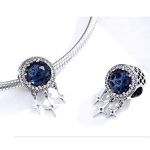 Strieborné perleťové kúzlo, modré