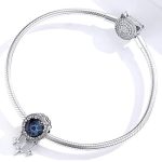 Strieborné perleťové kúzlo, modré