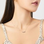 Strieborný náhrdelník s príveskom netopier